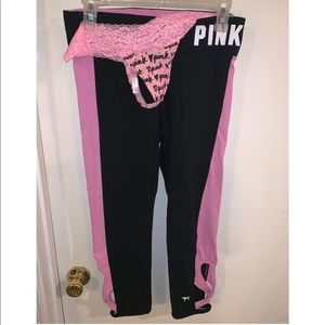 Medium VS Athletic Capris w/ VS Lace Thong